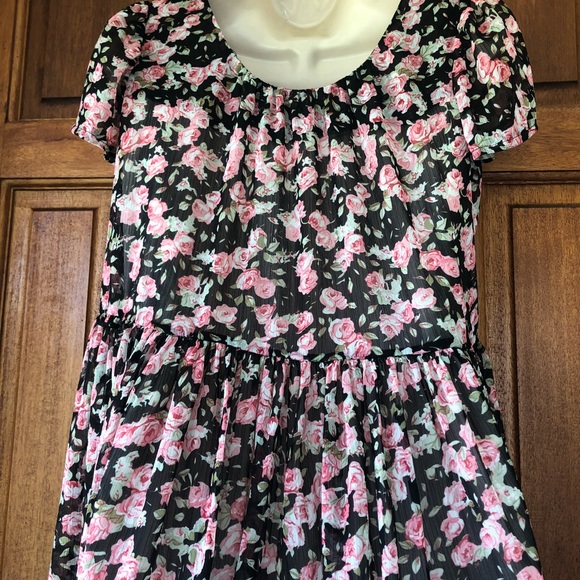 No Lanbell Shift babydoll dress L - Picture 3 of 6